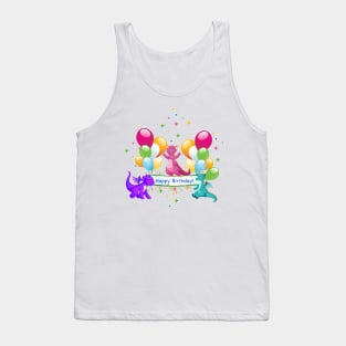 Happy Birthday Dragons Tank Top